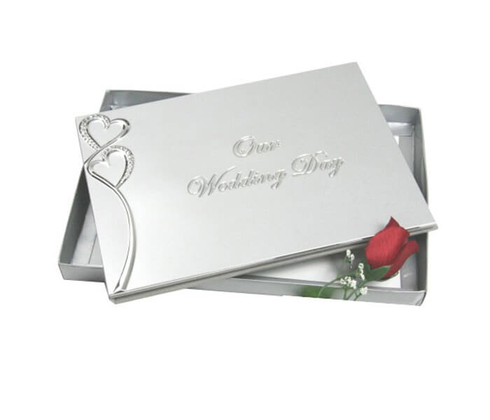 H00W-GS-$19.80 Guestbook _ Pen. Contains 36 Pages (Best Wishes, Guests, Gifts)