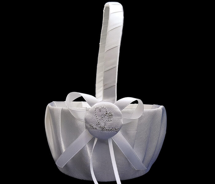 KW-6A5.03 Flower Basket Our Wedding-White 8