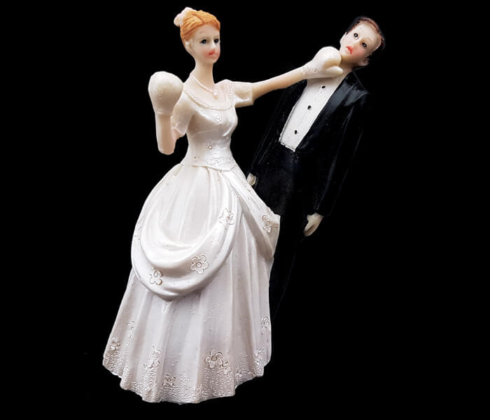 87100 Cake Topper Knockout Puch 6cm wide x 12cm High 5