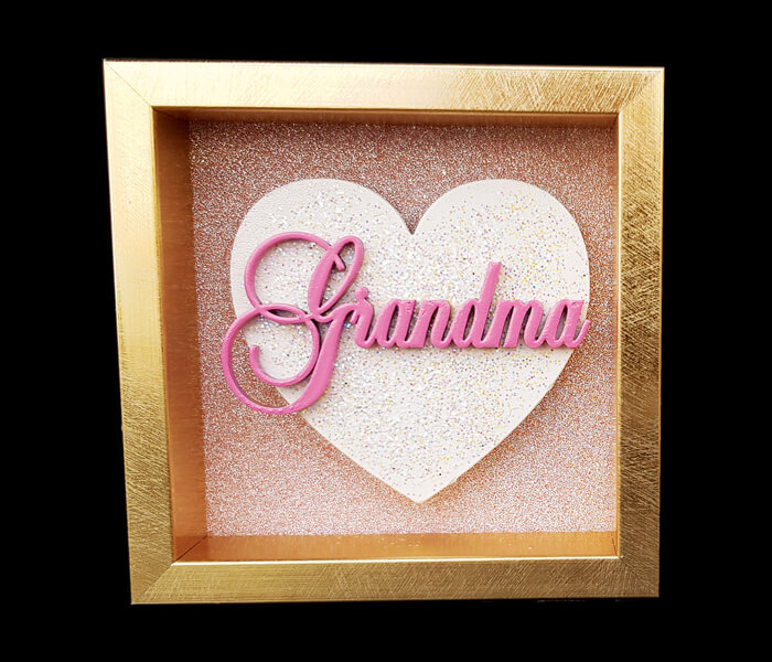 87796-(GRANDMA) $6.95 Small Heart Plaque