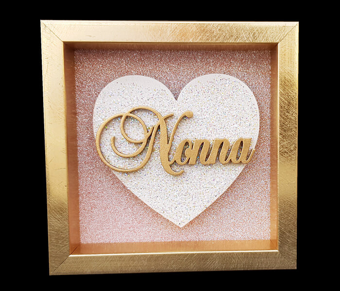 87796-(Nonna) $6.95 Small Heart Plaque