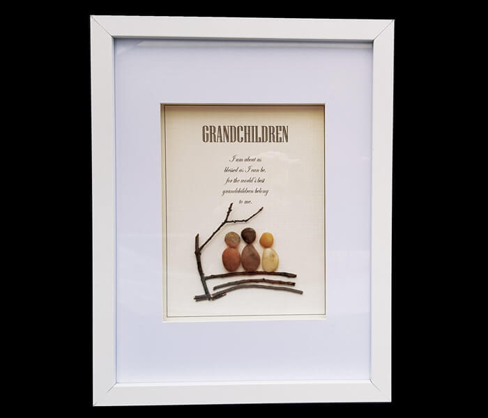 MDF68-PEB(GKD) $24.95 Large Pebble Frame