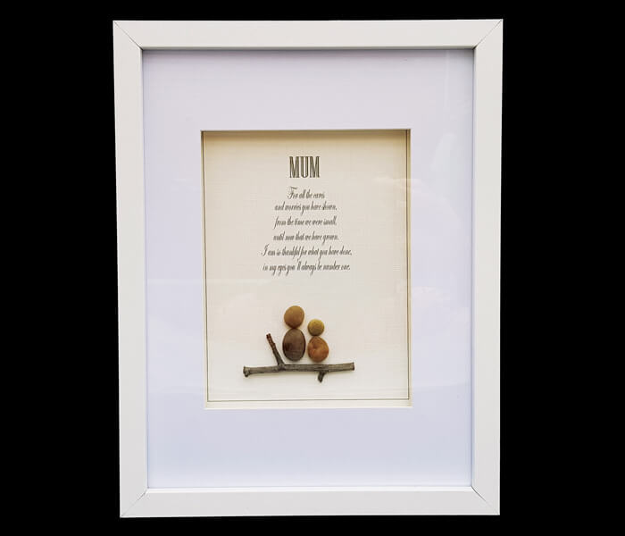 MDF68-PEB(MUM) $24.95 Large Pebble Frame