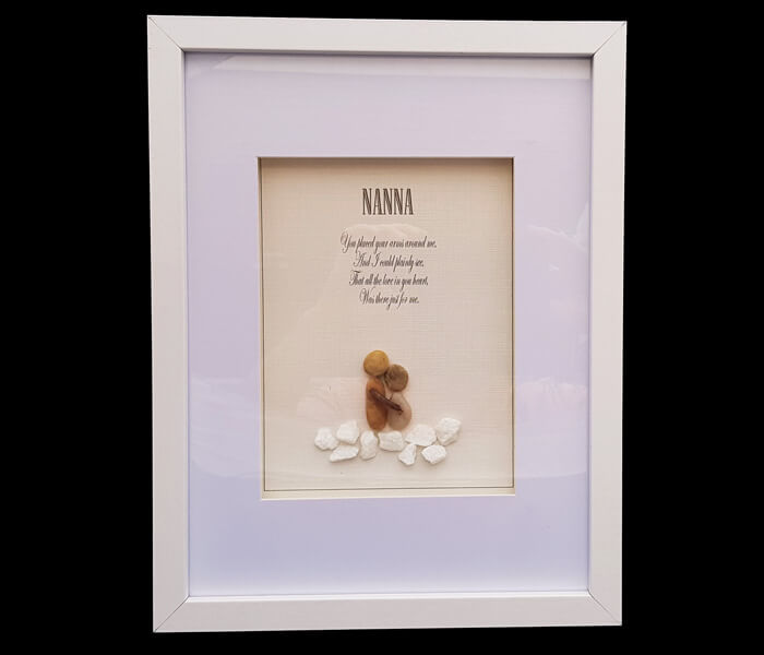 MDF68-PEB(NANNA) $24.95 Large Pebble Frame