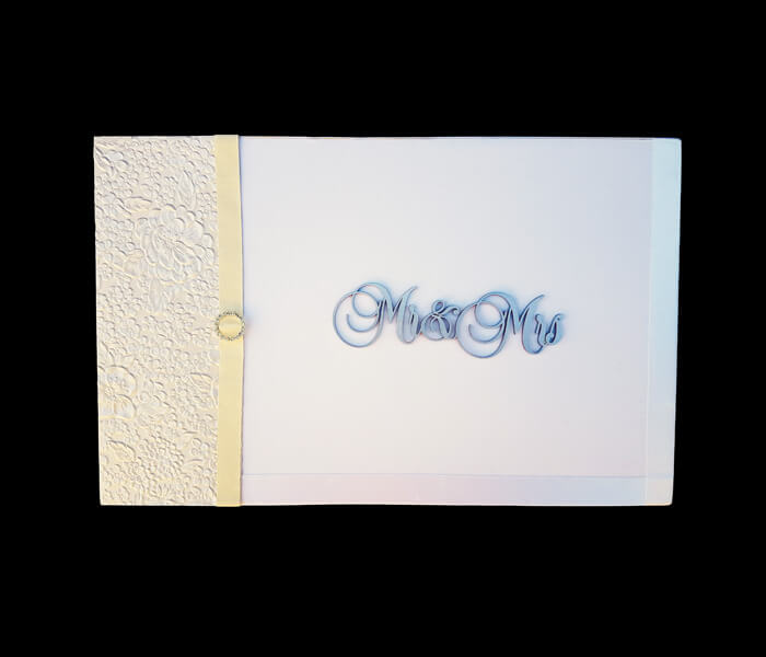 VL0038-MM Mr_ Mrs Treasure Box with Ivory Embossed Design 35.00