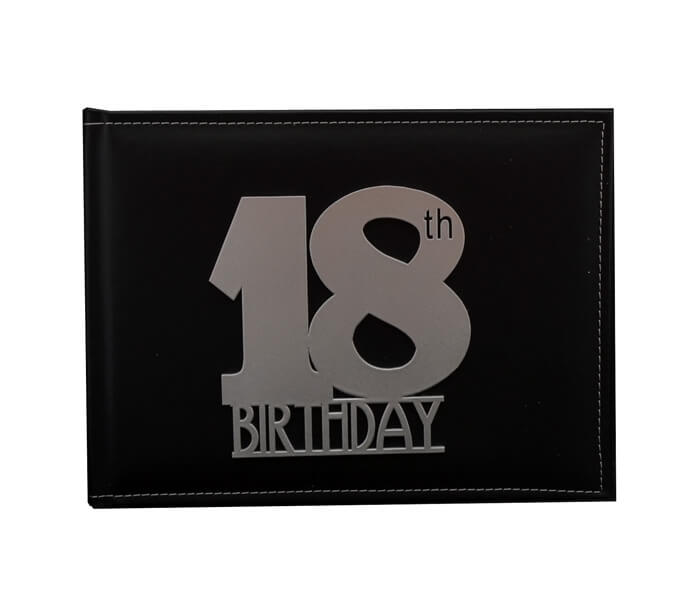 WDG-18LN(B) $19.95 Premium Leather Guest Books. Contains 36 Pages (Best Wishes, Guests, Gifts) Designed _ Decorated in Australia